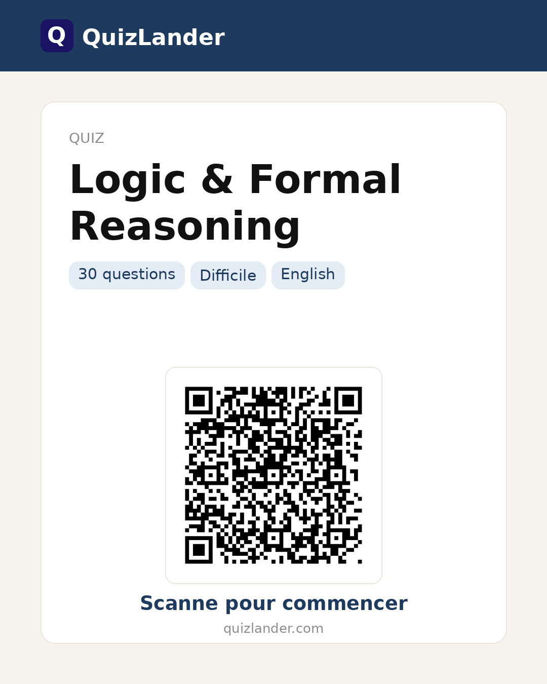 Carte de partage pour Logic & Formal Reasoning
