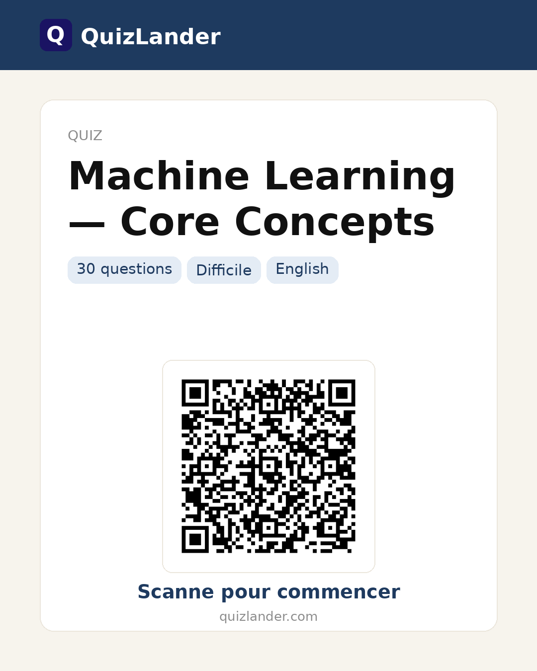 Carte de partage pour Machine Learning — Core Concepts