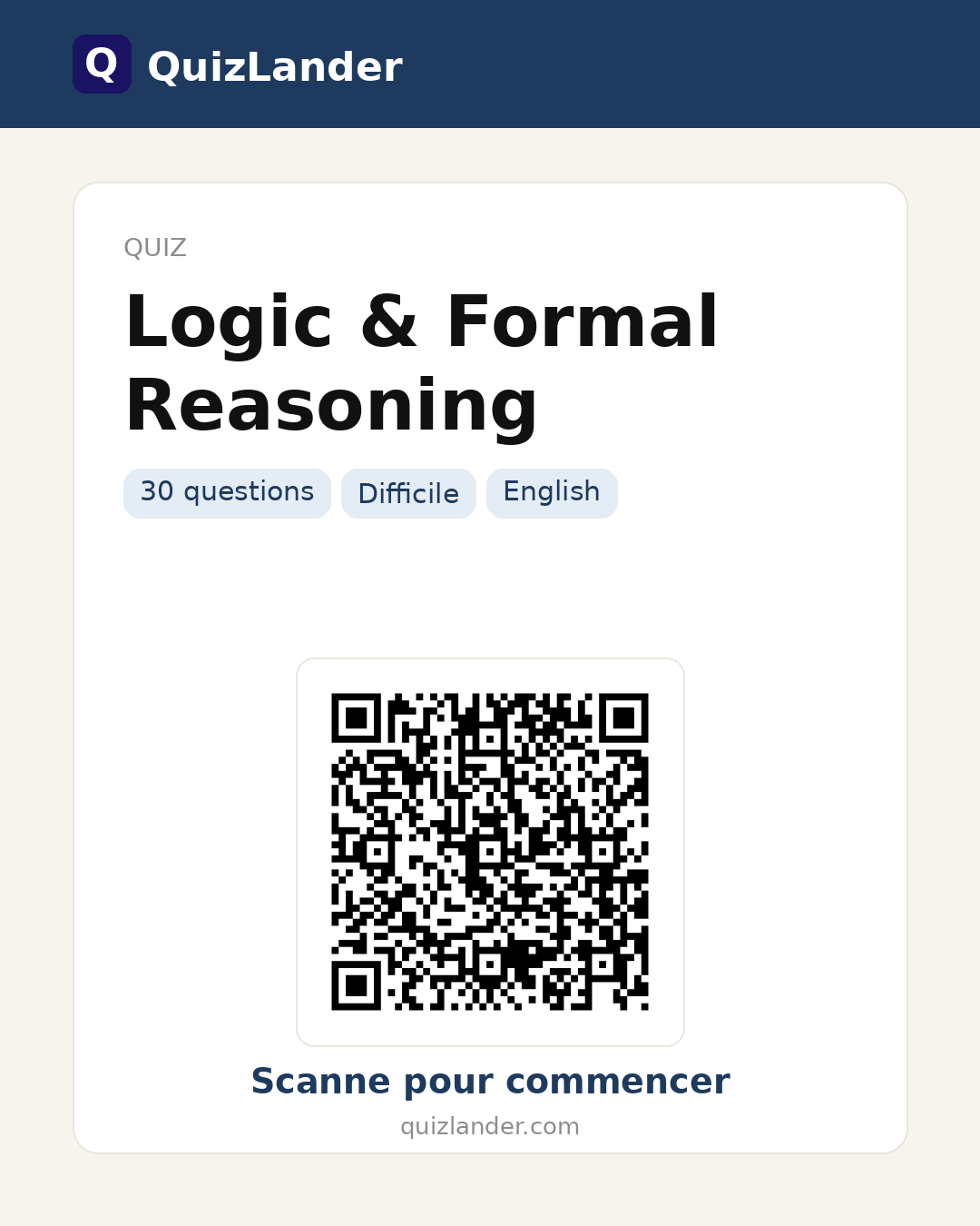 Carte de partage pour Logic & Formal Reasoning