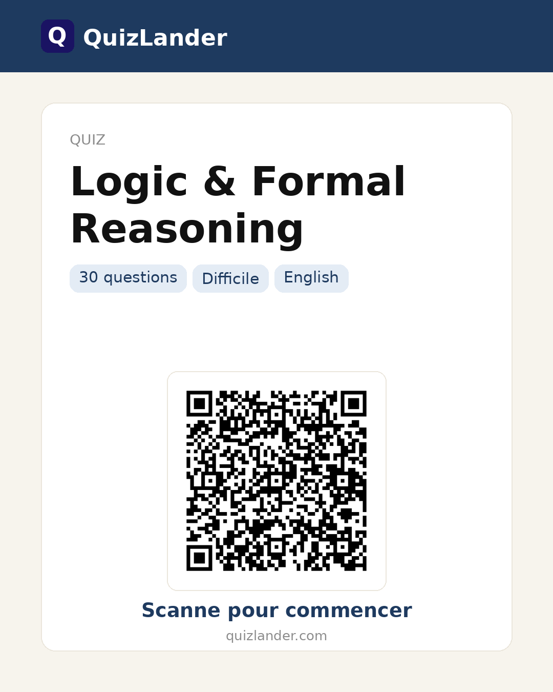 Carte de partage pour Logic & Formal Reasoning
