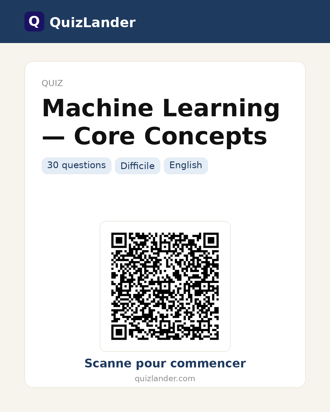 Carte de partage pour Machine Learning — Core Concepts